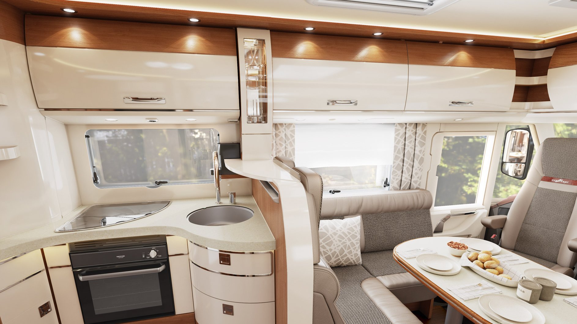 Innenansicht chic c-line mit der Stilwelt linea progressiva