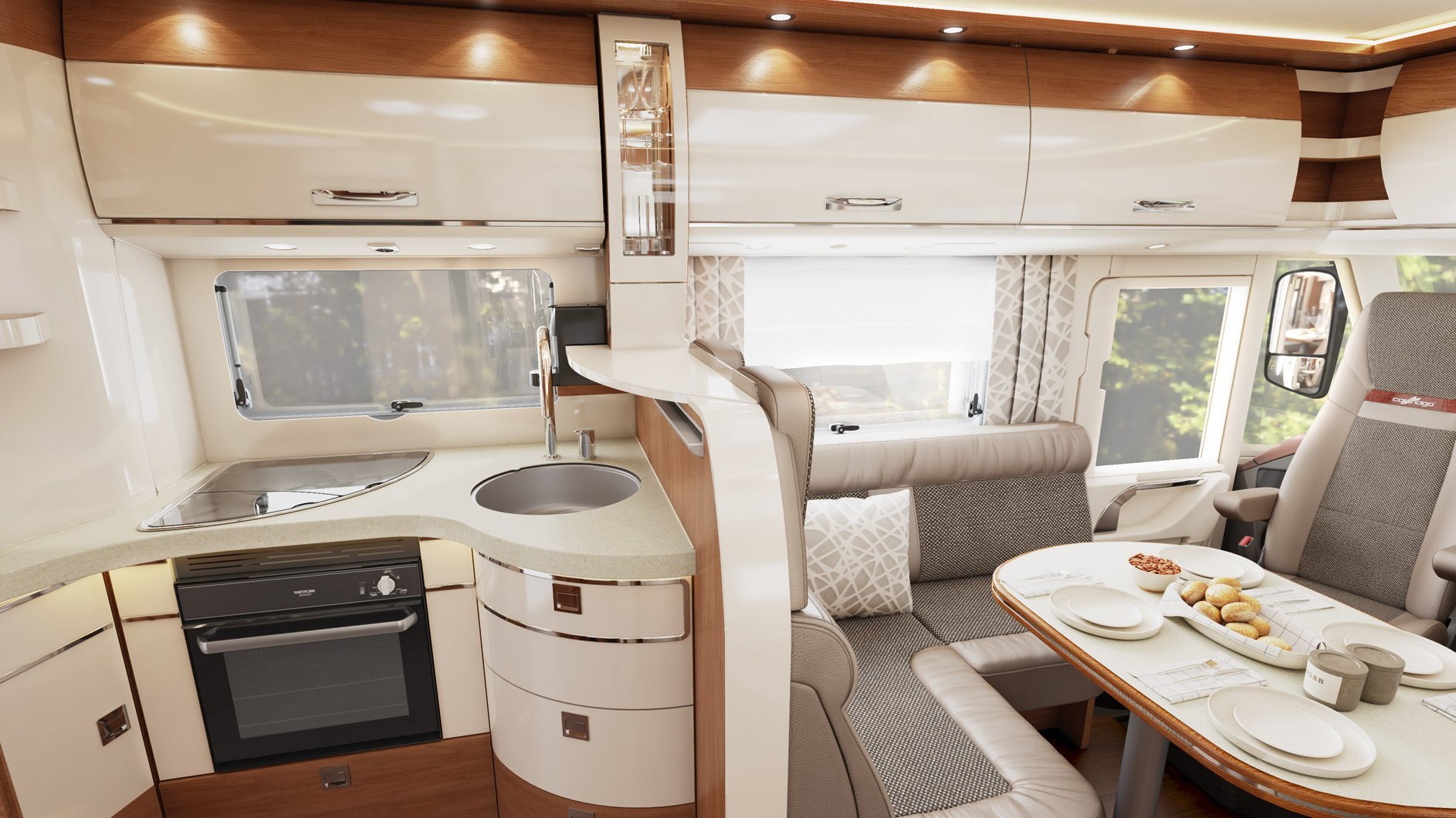 Innenansicht chic c-line mit der Stilwelt linea progressiva
