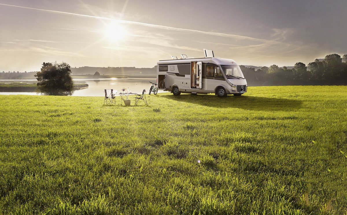 Landschaftsaufnahme des integrierten c-line mit Seitenansicht