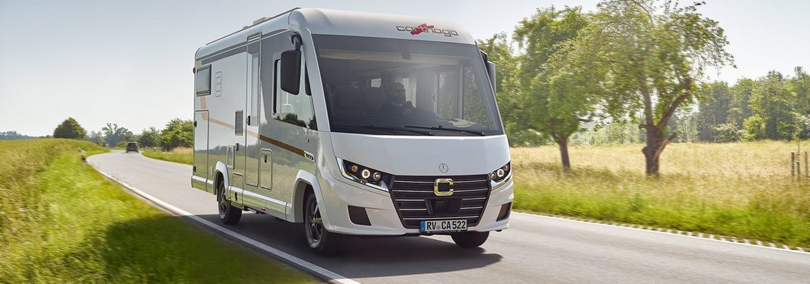 Fahraufnahme Carthago Wohnmobil C2-tourer Integriert