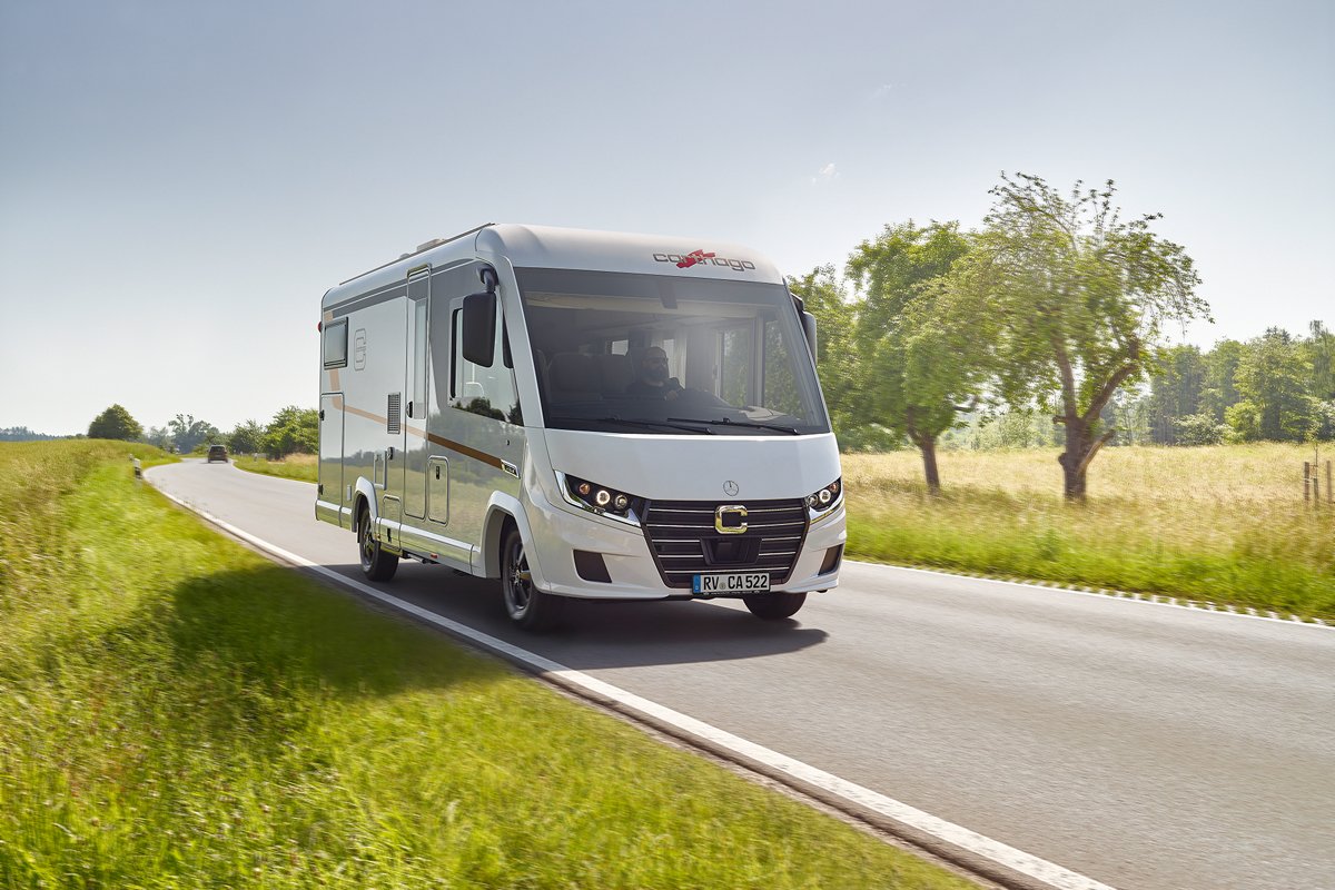 Fahraufnahme Carthago Wohnmobil C2-tourer Integriert