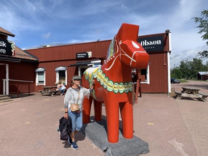There are small Dala horses too