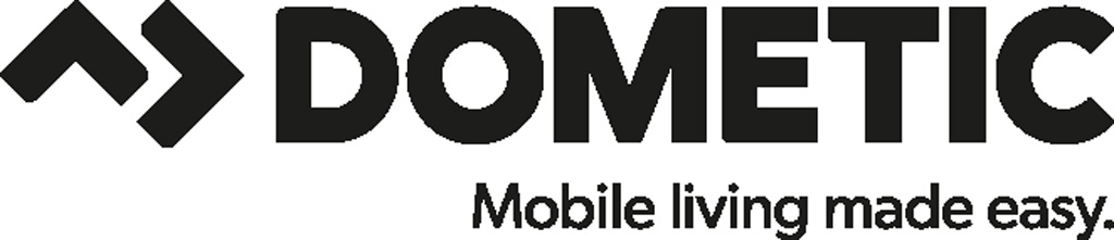 Logo des Herstellers Dometic, welcher Kühlschränke für die Carthago Reisemobile produziert